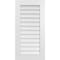 Ekena Millwork Vertical Surface Mount PVC Gable Vent: Non-Functional, w/ 3-1/2"W x 1"P Standard Frame, 20"W x 40"H GVPVE20X4001SN - alternate 1
